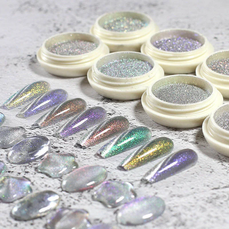 9D Fantasy Starlight Cat Eye Nail Powder Magnetic Mirror Colorful Magnet Pigment DIY Art Decorations TSLM1 | Красота и здоровье