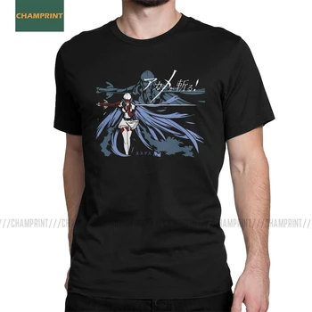 

Men's T-Shirts Akame Ga Kill Humor Pure Cotton Tees Short Sleeve Night Raid Anime Tatsumi Elfen Lied Hellsing Berserk T Shirt