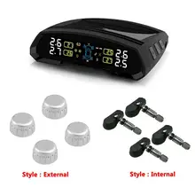 Kuulee T802 беспроводной TPMS датчик давления в шинах встроенный инструмент система мониторинга USB Солнечная энергия автомобильный монитор давления в шинах