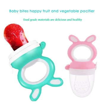 

Baby nipple Food Nibbler Baby Pacifiers Feeder Kids Fruit feeding nipple Safe Supplies Nipple Teat Pacifier Bottles