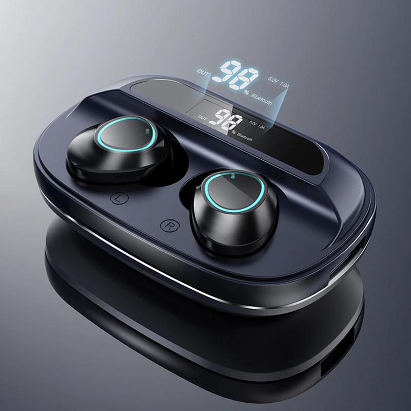 G16 TWS Аурикулярные bluetooth наушники тяжелый бас 6D стерео HiFi Звук светодиодный дисплей гарнитуры 3000 мАч зарядная коробка IPX7 Wa