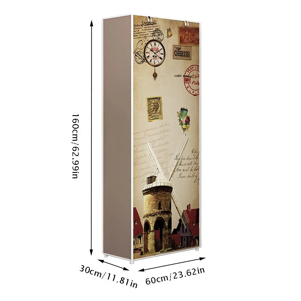 Многоуровневая стойка для обуви Домашний Органайзер из нетканого материала