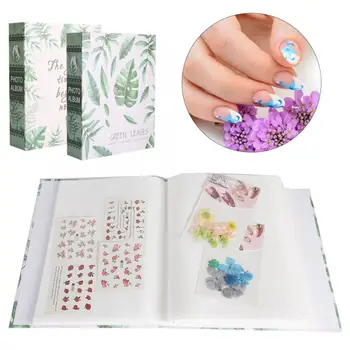 

Nail Foil Professional Nail Art Sticker Storage Album Nail Decals Collection Display Book Organizer Nail Sticker n