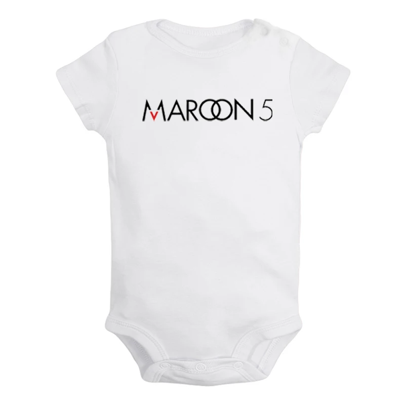 JcBaby1386WD Бордовая 5 рок-группа Ozzy osborn Motley Crue/комплекты для новорожденных мальчиков и девочек спортивный костюм с принтом, боди для младенцев хлопковые комплекты - Цвет: JcBaby1386WD