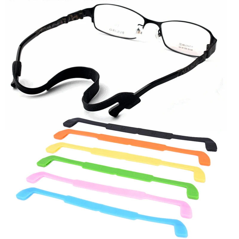 1pcs Silicone Eyeglasses Accessories Glasses Sunglasses Strap Band Cord Holder For Kids Eyewear Chains& Lanyards