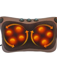 Расслабляющая массажная подушка вибратор Электрический плечо Отопление спины разминание инфракрасная терапия массаж шеи шиацу