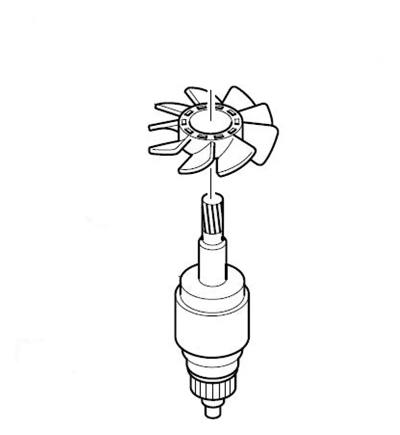 AC220-240V MAKITA 513373-7 ротор якорь электродвигателя для GC5000 ротора