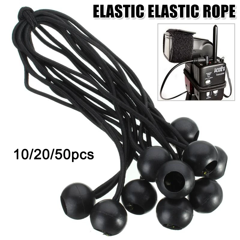 Bungee Loop 10/20/50pcs Tent Fix Cords Heavy Duty Cord Elastic Tarp Awning Rope 2019ing | Дом и сад