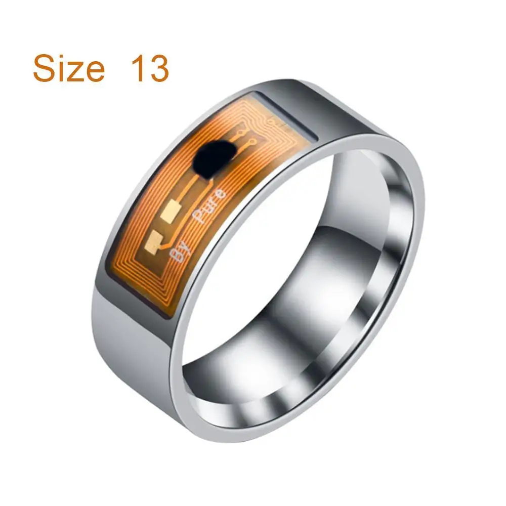 NFC умное кольцо, ID карта, многофункциональное, водонепроницаемое, интеллектуальное, волшебное, умное, носить палец, цифровое кольцо для Android Windows, NFC Кольцо - Цвет: Transparent 13