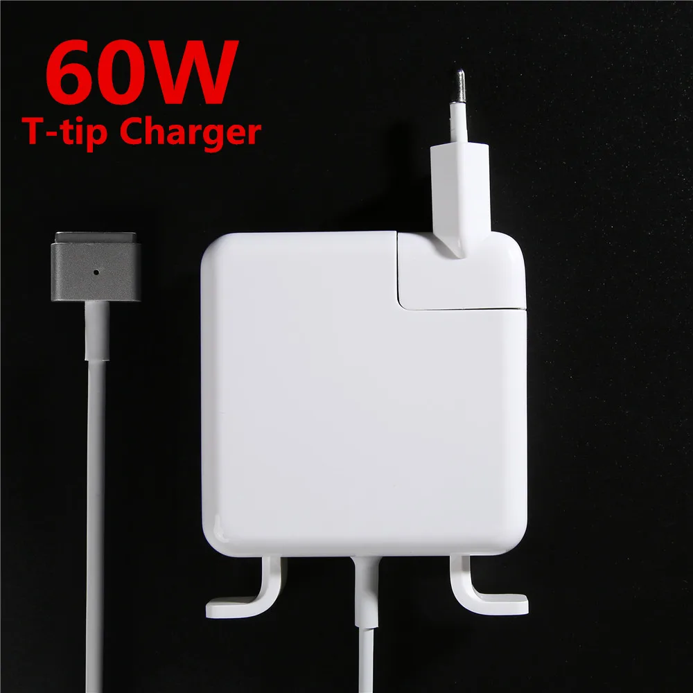 

100% New! T-tip Type 16.5V 3.65A 60W MagSaf* 2 Laptop Power Adapter Charger For Apple MacBook Pro Retina 13'' A1425 A1435 A1502