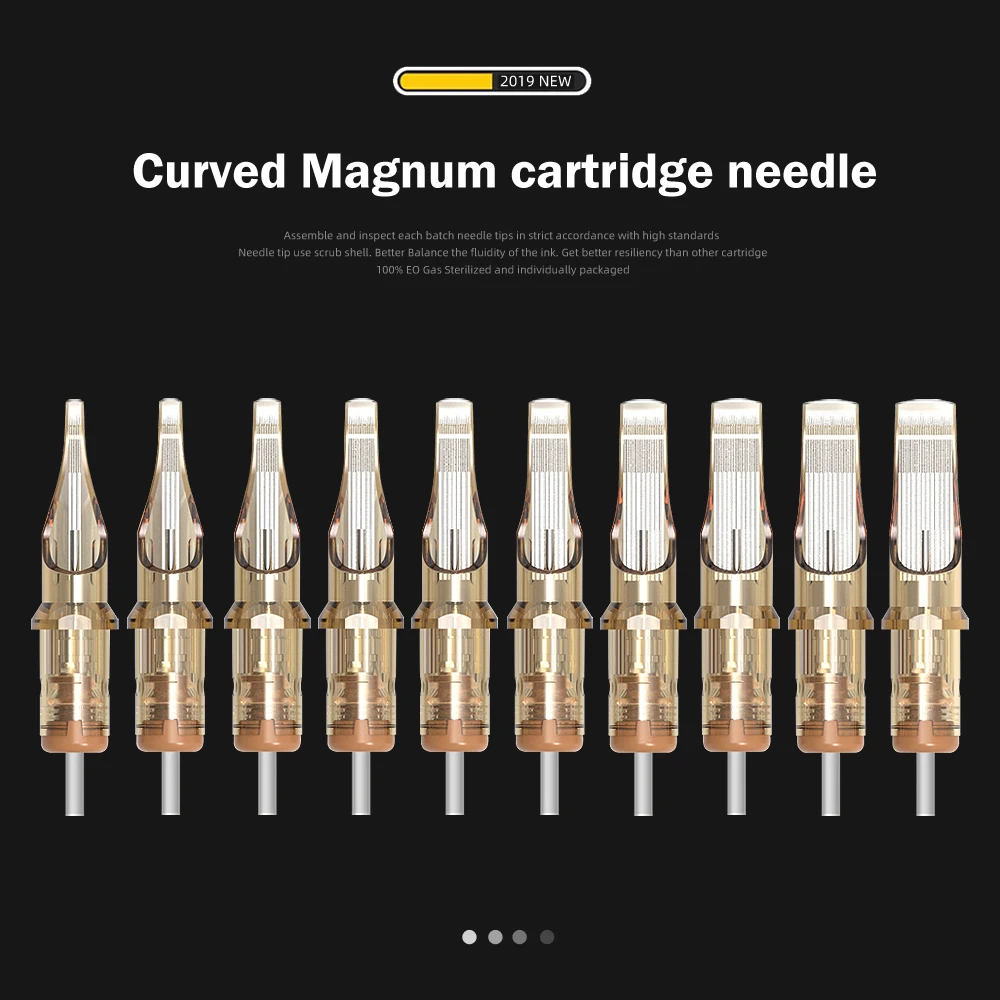

20pcs RM ROUND MAGNUM Cartridge Needles Fit for Tattoo Machine Pen 7RM 9RM For Rotary Gun Machine Needles Supply Tattoo Tool