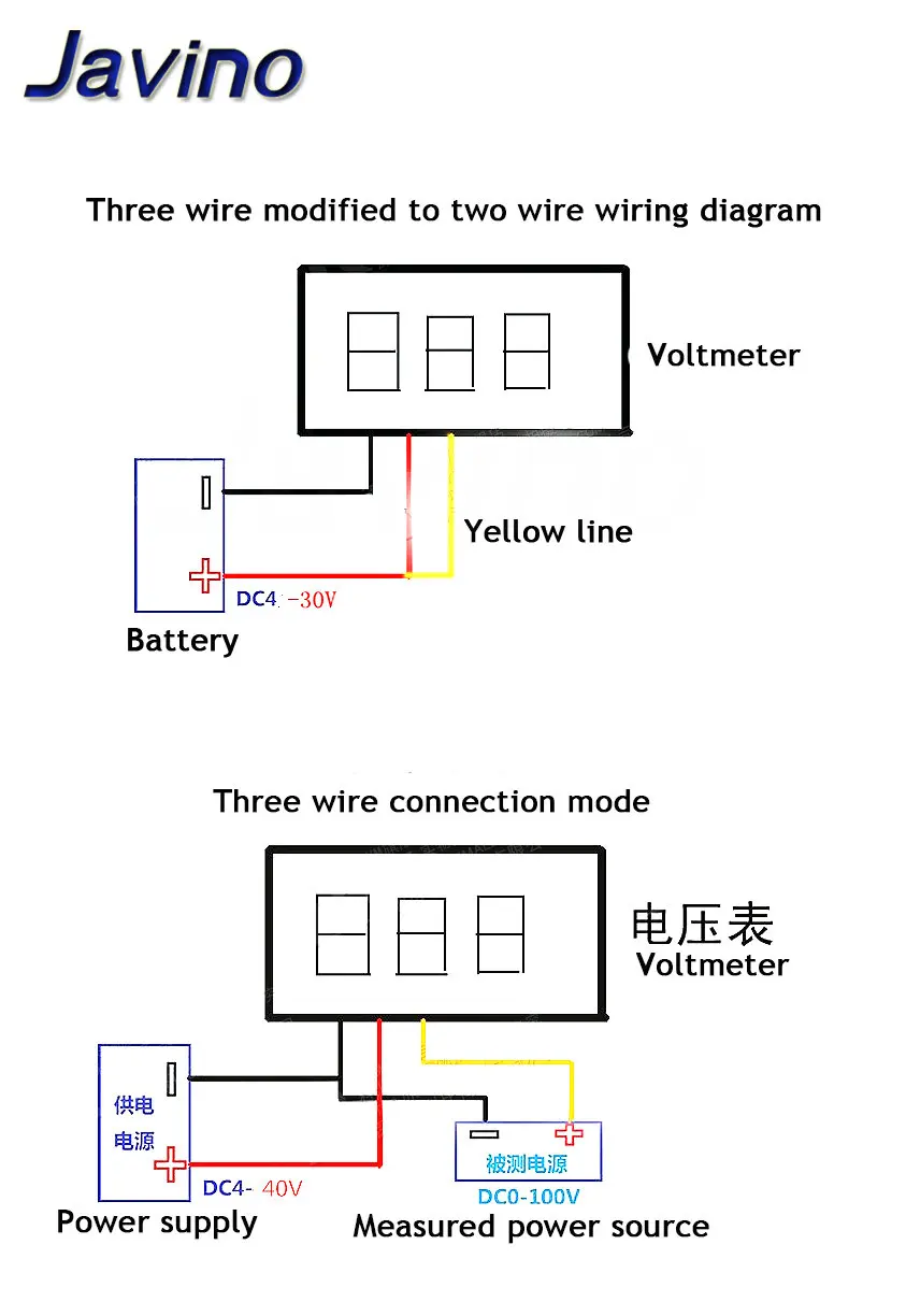 0,36 дюйма 0,28 дюйма 2 провода 0-30 в/3 провода постоянного тока 0 В-100 в вольтметр цифровой измеритель Точность переменной Электрический индикатор количества