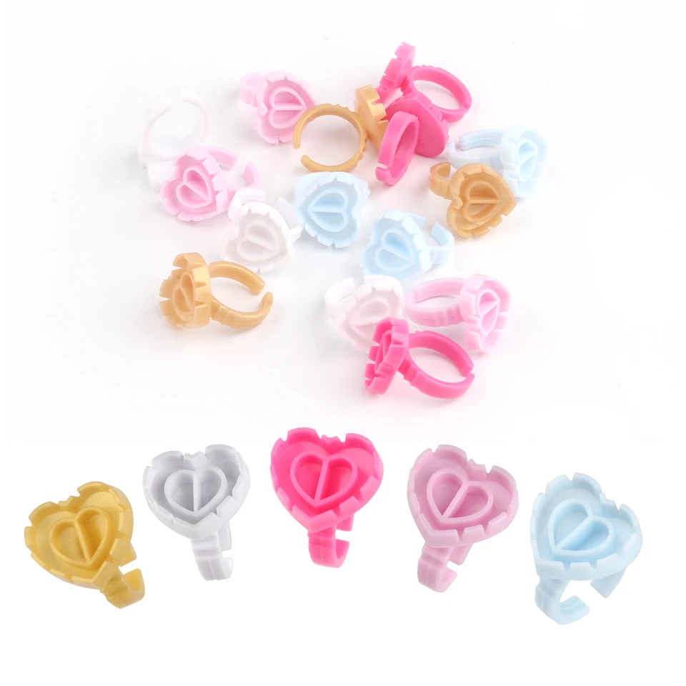 

NEWCOME 50/100Pcs Disposable Caps Microblading Pink Ring Tattoo Ink Cup For Tattoo Needle Supplies Accessorie Makeup Tattoo Tool