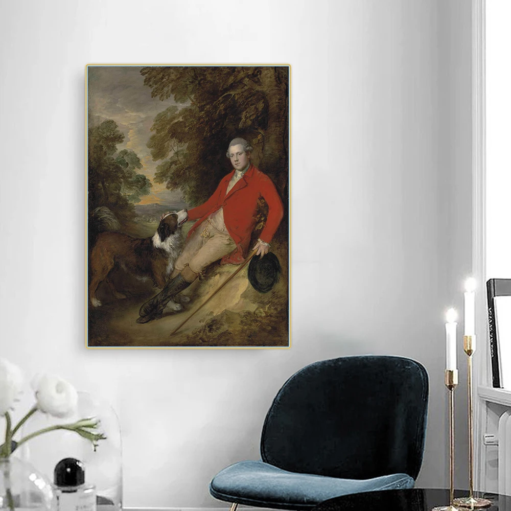 Citon Thomas Gainsborough 《 Philip Stanhope, 5Th Conte Di Chesterfield 》 Della Tela Di Canapa Pittura A Olio Di Arte Immagine Della Decorazione Della 