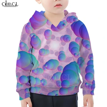 

Colorful Bubbles Hoodie 3D Print Sportswear Baby Boy Children Funny Hoodies Hippie Streetwear Cute Baby Girl Kids Tops
