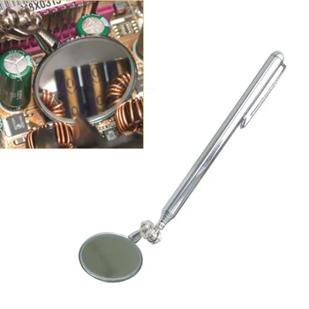 

Car Inspection Mirror Extendable Round Mirror Car Telescopic Manual Tool Auto Parts Extendable