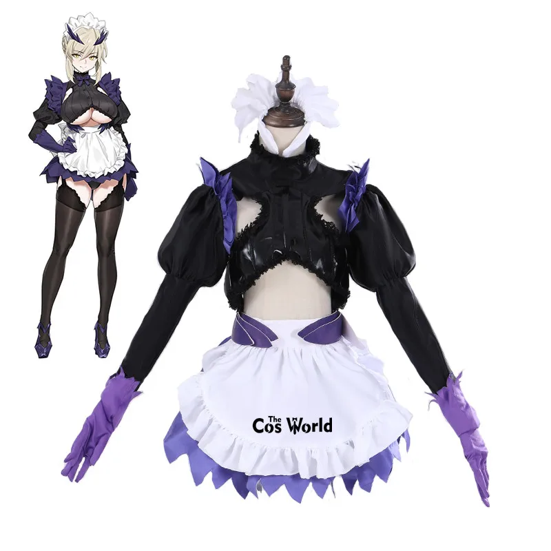 FGO судьба большой заказ Arturia Pendragon Lancer альтер горничная фартук платье униформа