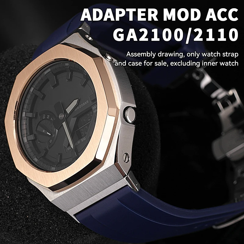 Casioak MOD ŰƮ η ƿ  ݼ ð ̽ , Ʈ  , G-Shock GA2100 GA-B2100 2110
