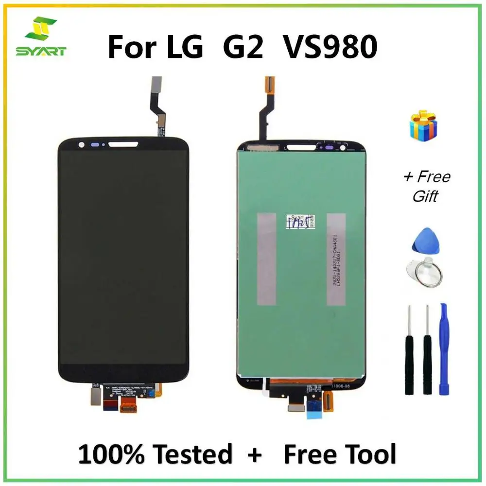 Для LG G2 VS980 D800 ЖК цифровой сенсорный экран дисплей для Запчасти телефонов