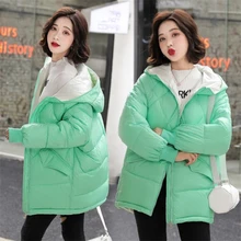Women's Winter Down Jackets for Women 2021 Down Cotton Padded Clothes Slim Europe and America Coats Woman Winter New Style Coat