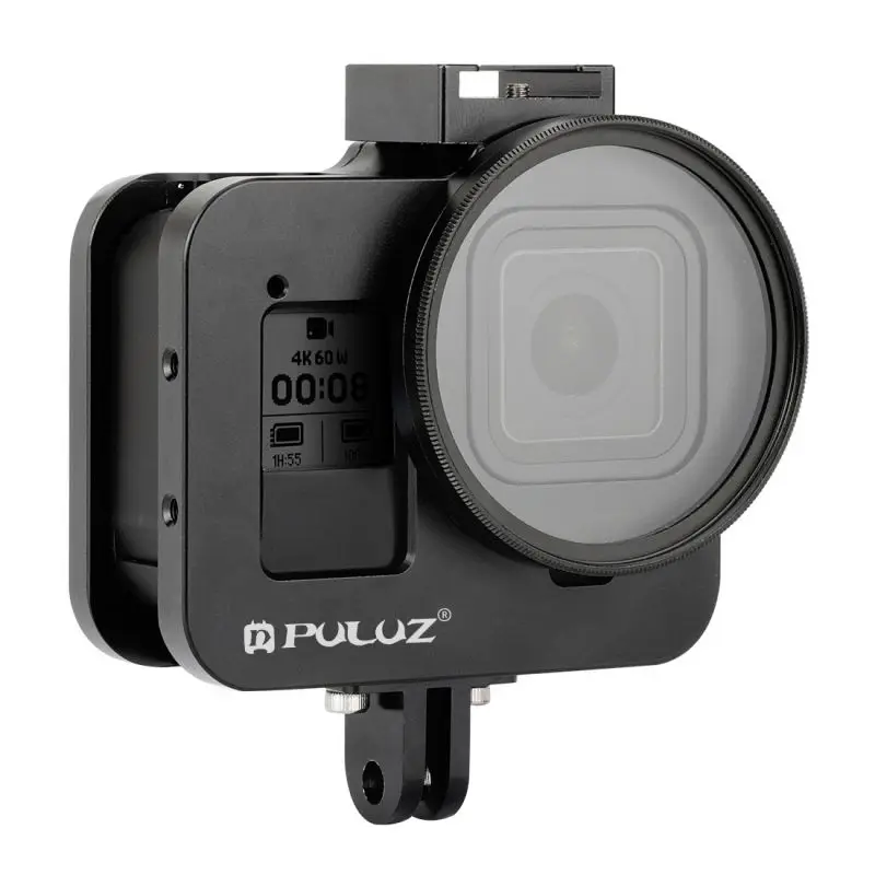 С страховой рамкой UV объектив для GoPro H камеры Защитная клетка CNC корпус из алюминиевого сплава