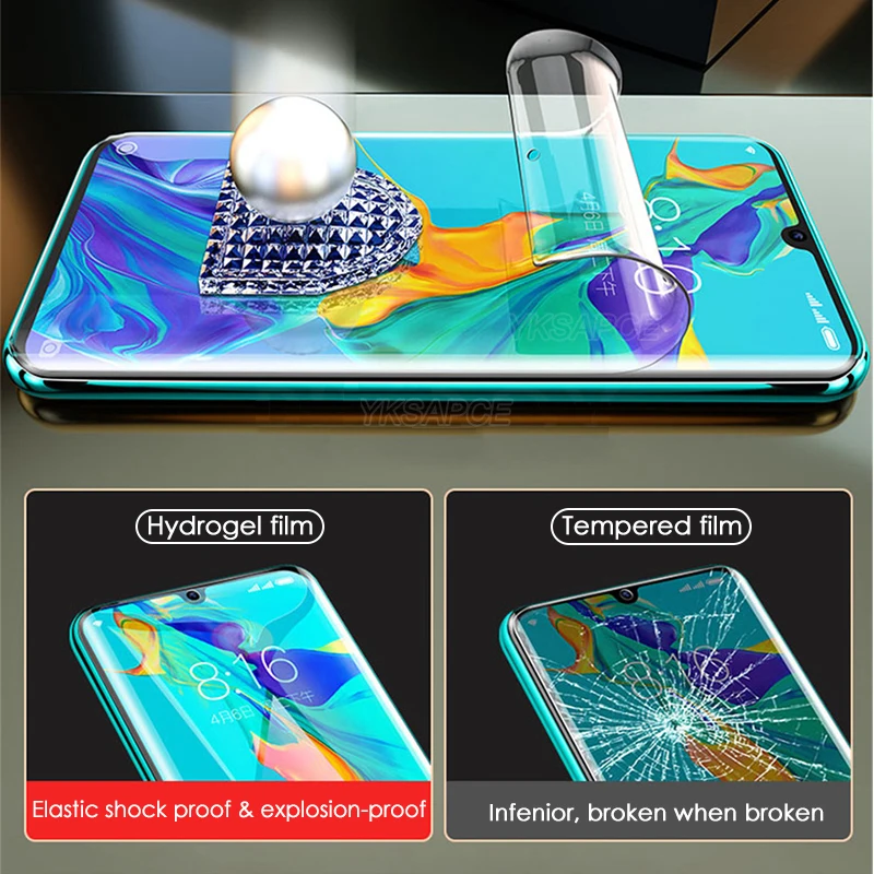 Premium Front & Back Soft TPU HD Clear Hydrogel Film Screen Protector (3-Pack)