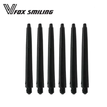 

Fox Smiling 50pcs Black Darts Shafts Nylon 2BA 27/35/45mm For Professional Darts Plastic Dart Shafts Accessories