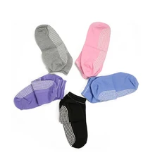 Профессиональные нескользящие носки для йоги, унисекс, силиконовые носки для спортзала, пилатеса, балета, дышащие хлопковые носки, эластичные спортивные носки для фитнеса