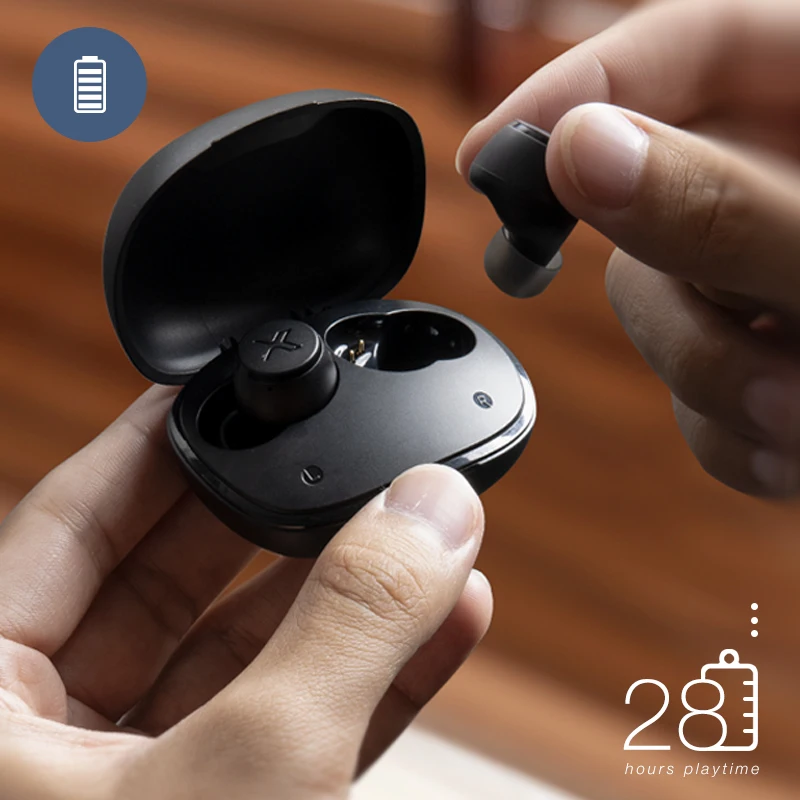 Fone de Ouvido sem Fio Assistente de Voz com Controle de Toque e Assistente de Voz com até 28h de Reprodução Edifier Bluetooth 5.2 com até 28h de Reprodução x3 X3s Tws - Image 4