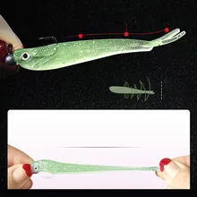 

Cluster Lure Fishing Bait Pesca Jig Head T Tail WobblerSea Bass Leurre Tackle Cluster Soft Lure Fishing Bait Fish Tackle Accs