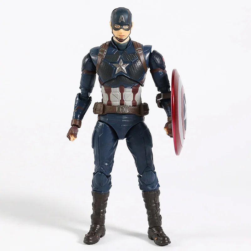 SHF Мстители Endgame Капитан Америка ПВХ фигурка Коллекционная модель игрушки