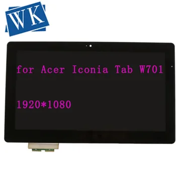 

Free shipping tested well Touch Digitizer Glass With LED LCD for Acer Iconia Tab W701 B116HAT03.1 H/W:0A F