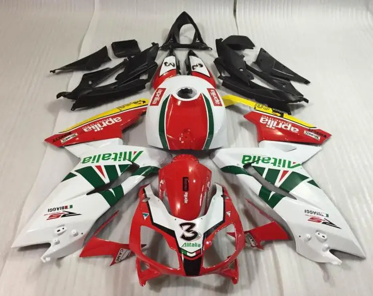 

TOP Injection mold Fairing Kit Fit for Aprilia RS125 06 07 08 09 10 11 RS4 RSV 125 2006 2009 2011 Fairings set hot sales