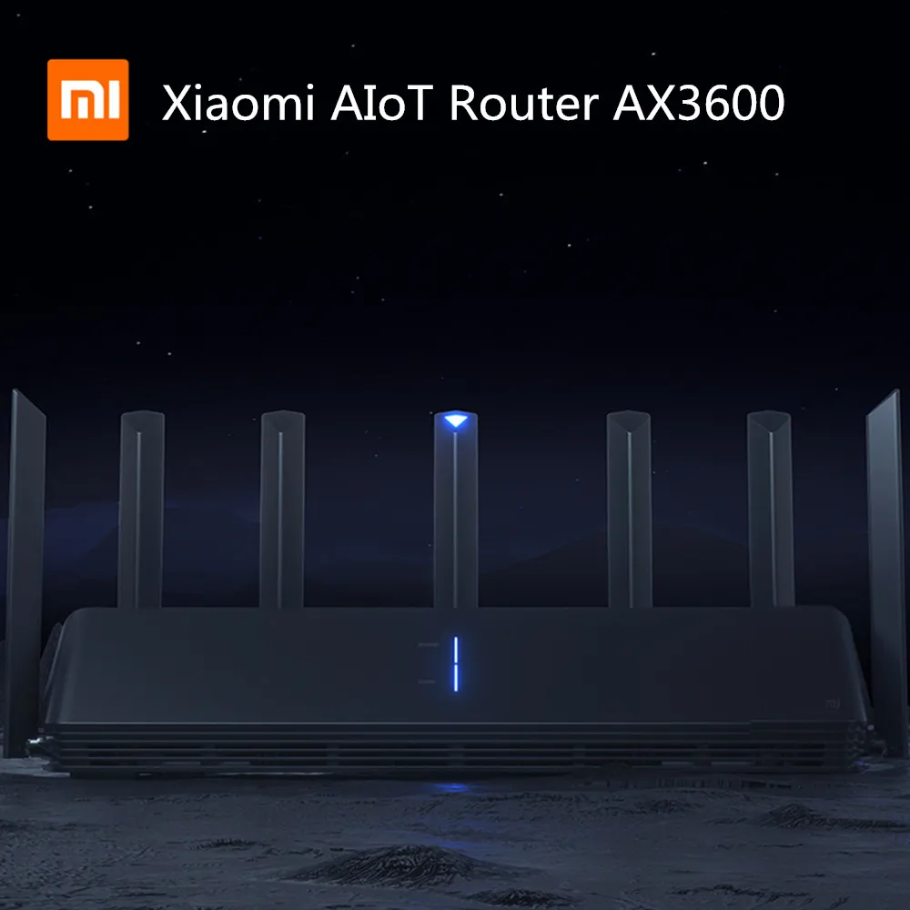  Xiaomi AX3600 AIoT маршрутизатор Wifi 6 5G Wifi6 600Mb двухдиапазонный 2976Mbs гигабитный скорость Qualcomm A53 CPU внешний 5G усилитель сигнала