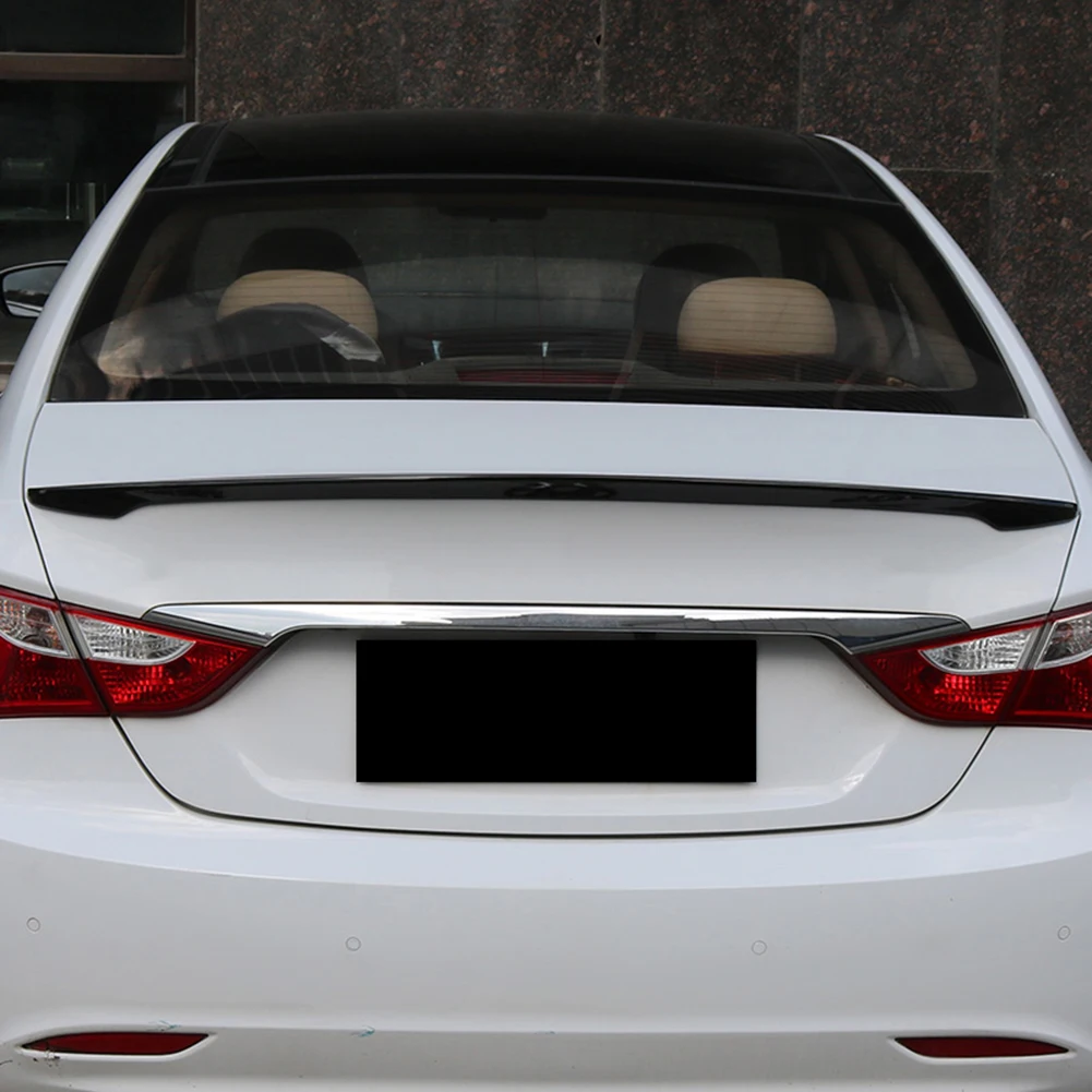 Для hyundai Sonata 8th 2011 2012 2013 ABS задний багажник краска спойлер хвост крылья губы