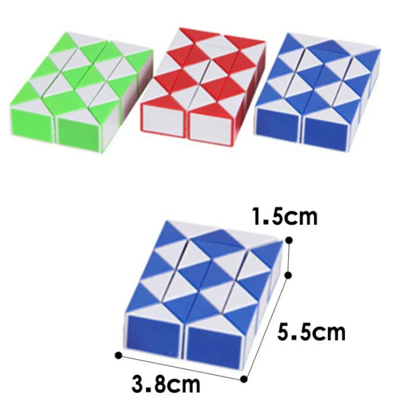 1 шт. Магическая линейка змеи Твист Головоломка твист игрушка Коллекция Головоломка Куб игрушки различные складные игрушки для детей цвет случайный