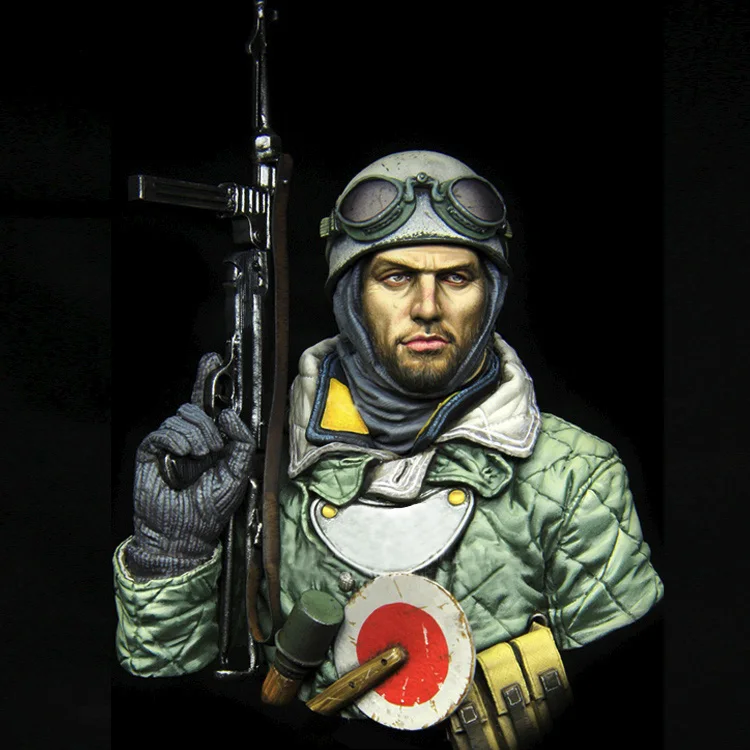 1/10 смолы бюст строительный комплект Fallschirmjager