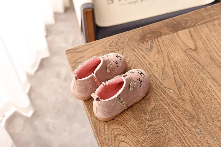 girls snow boots kids short tube boots cartoon boys cotton boots plus velvet baby autumn new kids shoes
