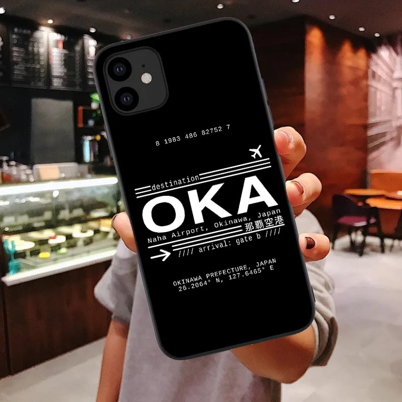 По всему миру: для iPhone 11 Pro MAX Дубай международный аэропорт запросов Мягкий ТПУ чехол для iPhone X XR XS макс 7 8 Plus - Цвет: TPU