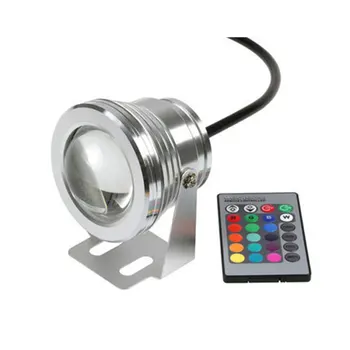 

10W DC Underwater RGB IP65 Waterproof LED Pool Light With Control Spot Light*