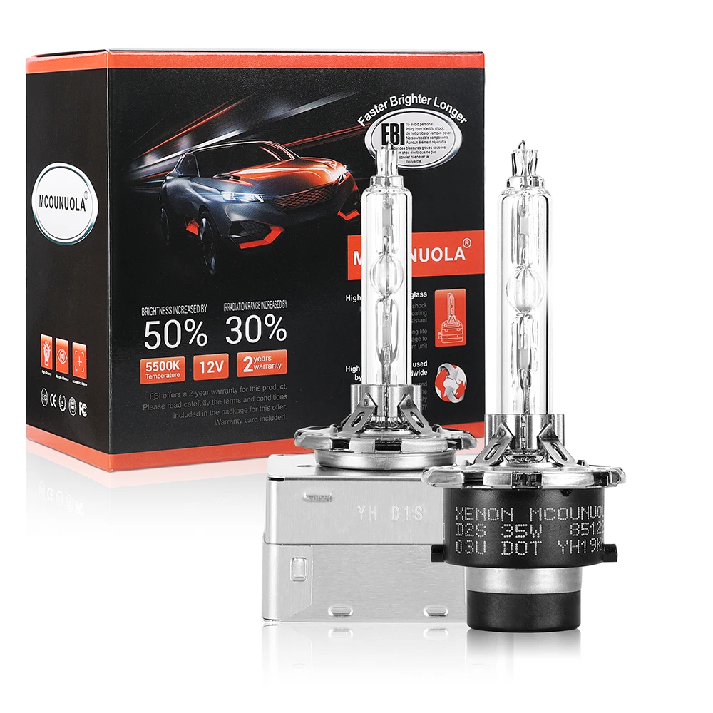 Lâmpada para Farol de Carro Peças D3s D4s D4r Mercedes Benz W203 W210 W211 W124 W202 W204 W212 Amg Xenon 2 D1s D2r D2s 2 Lâmpadas de farol de carro (Xenon)