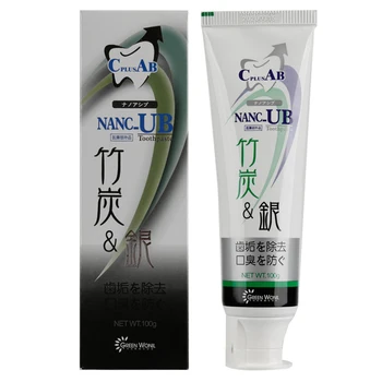

Halitosis Stain Nano Bamboo Charcoal Silver Toothpaste Oral Hygiene Care Fresh Breath Toothpaste Teeth Whitening Remove