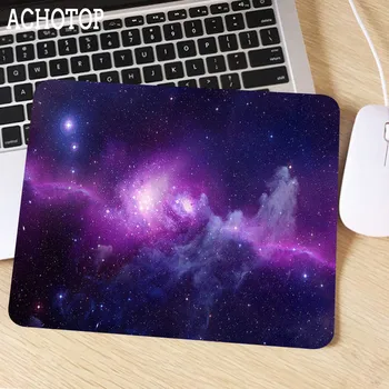 

Purple Star Space Best Custom Pad Lockless Gaming Desk Mat Office Computer PC Anime Rug Pink Mousepad 22x18cm