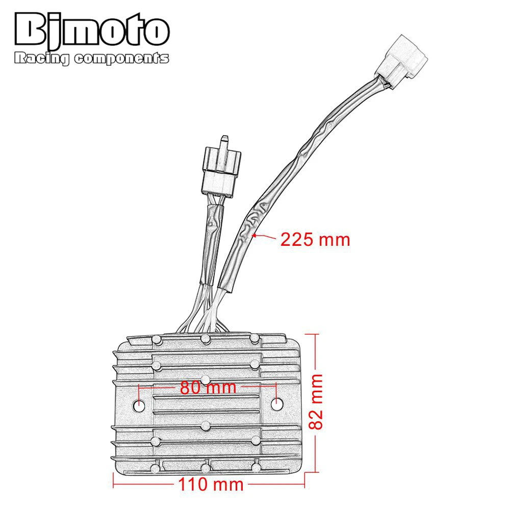 BJMOTO мотоциклетный РЕГУЛЯТОР выпрямитель для Ducati 54040191A 848 1198 R/S/SP 1098/749 S Biposto/Monoposto 749 Темный