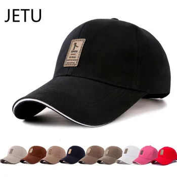 

JETU 1 Piece Women Baseball Cap Men Adjustable Canvas Casual Leisure Hats Solid Color Fashion Snapback Summer Fall Hat