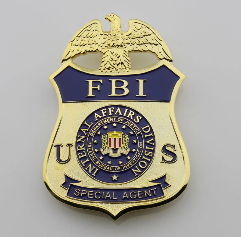 США с надписью ФБР(FBI)-внутренний Отдел по связям с специального агента cia-Реплика фильм задней частью штыря с зажимом для крепления к поясному ремню кожи с ремнем через плечо