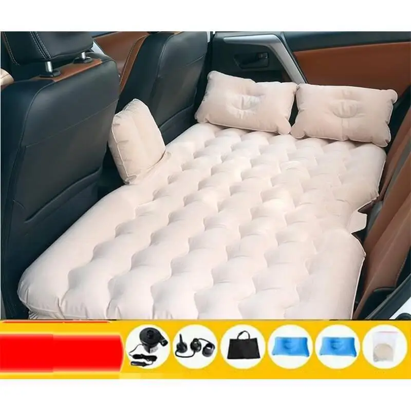 Coche дорожный матрас Acampamento для дома, надувные аксессуары для кемпинга, автомобильные аксессуары, автомобильная надувная кровать для седана, автомобиля - Название цвета: Черный