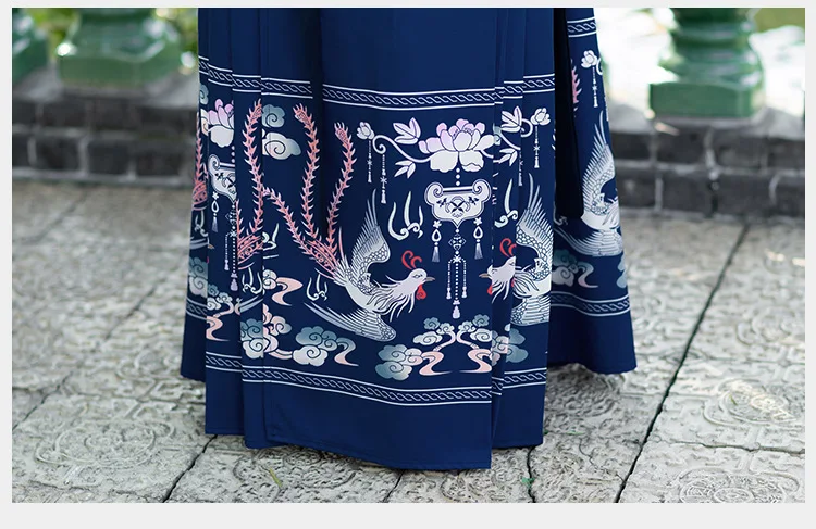 Новая мода Hanfu Женская юбка Феи Ретро ежедневное улучшение Hanfu Китайский стиль Одежда для выступлений Китайский народный танец костюм