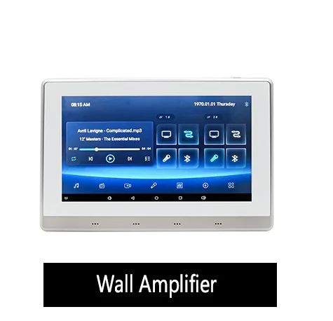 Smart Professional Bluetooth Wall Amplifier Theater Amplificador Audio Stereo Panel Bluetooth-compatible Music Player Controller