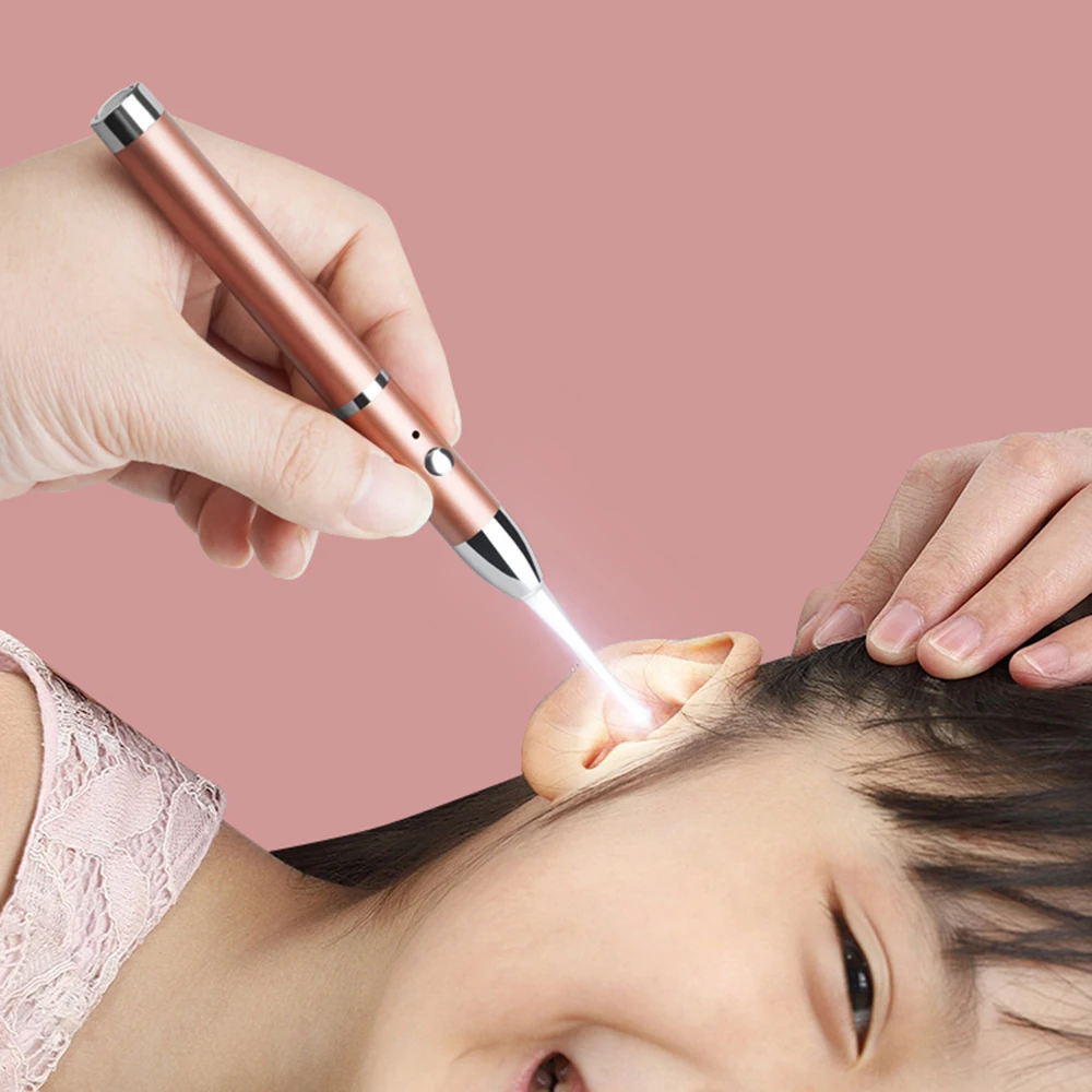 

Ear Cleaner LED Flashlight Earpick Ear Wax Remover Curette Cleaner for Children and Adult